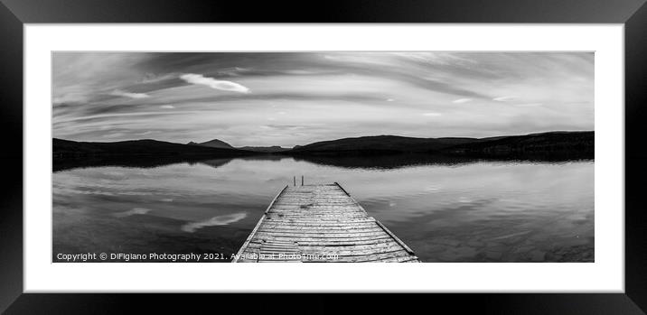 Lake Tarnaby Framed Mounted Print by DiFigiano Photography
