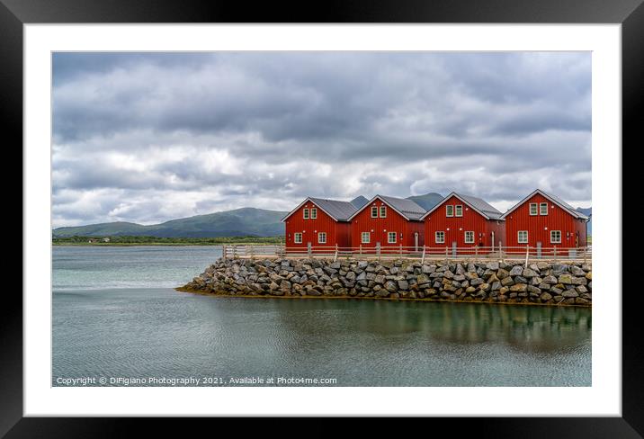 Lofoten Vacation Framed Mounted Print by DiFigiano Photography