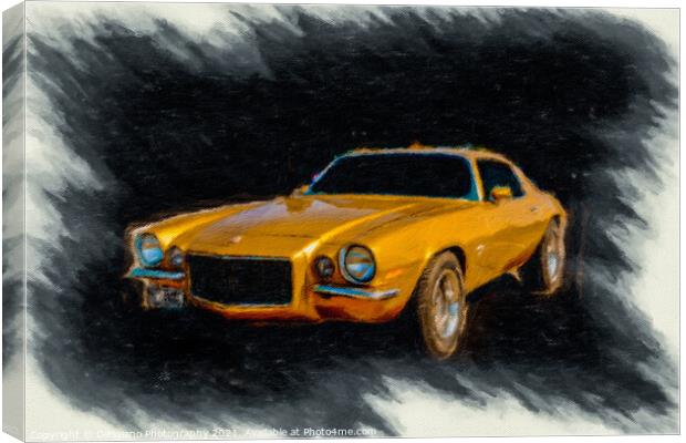 Super Sport Gold Canvas Print by DiFigiano Photography