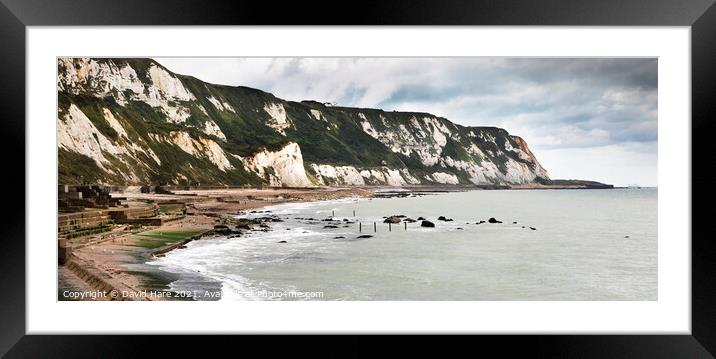 White Cliffs Framed Mounted Print by David Hare
