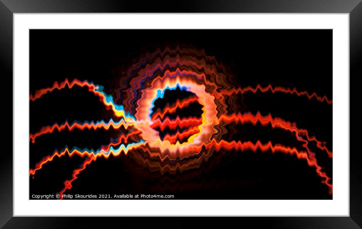Spirograph Series IV Framed Mounted Print by Philip Skourides