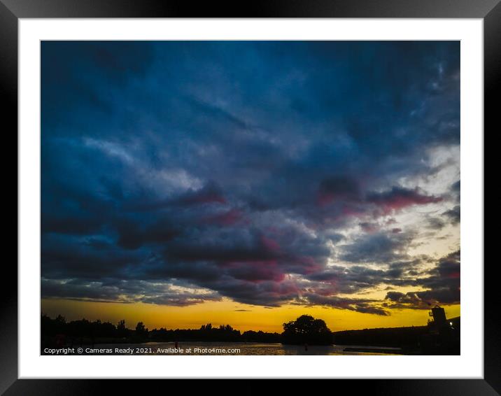 Sunset at the loch Framed Mounted Print by Paddy 