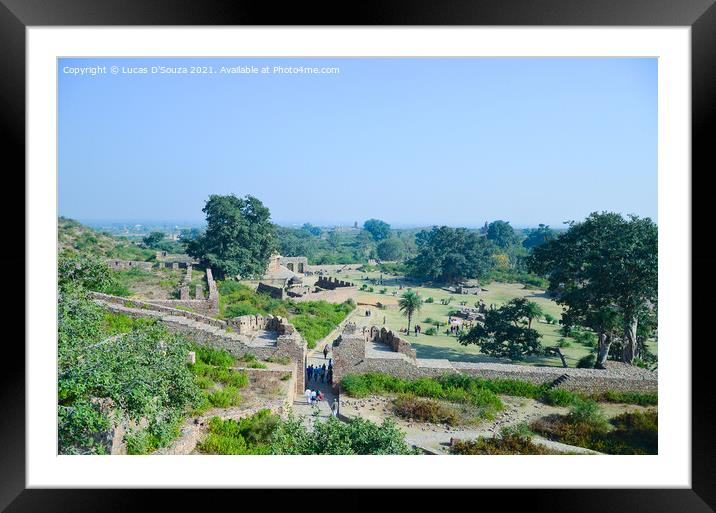 Bhangarh Fort, Rajasthan, India Framed Mounted Print by Lucas D'Souza