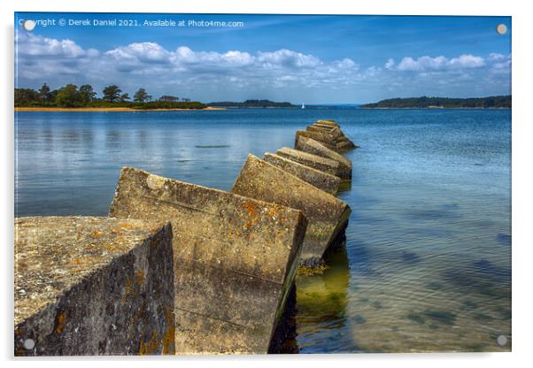 Dragon's Teeth, Bramble Bush Bay Acrylic by Derek Daniel