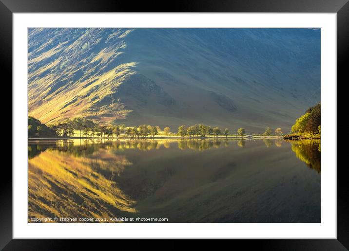 Buttermere  Framed Mounted Print by stephen cooper