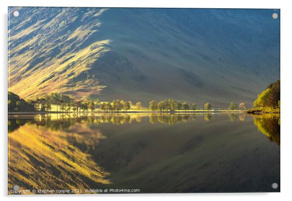 Buttermere  Acrylic by stephen cooper