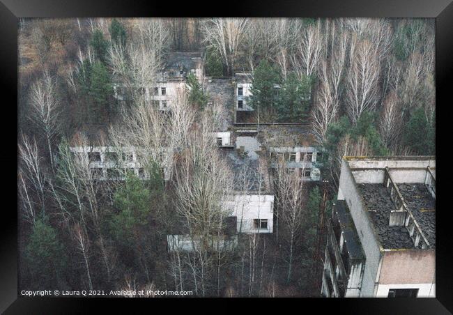 Abandoned Buildings, Pripyat  Framed Print by Laura Q