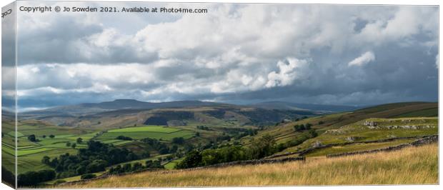 Yorkshire Dales Scene Canvas Print by Jo Sowden