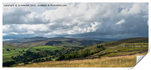 Yorkshire Dales Scene Print by Jo Sowden