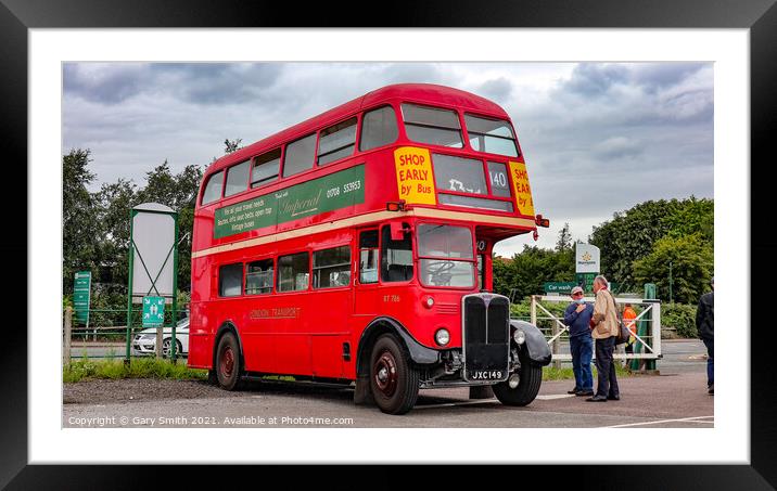 Trans bus Framed Mounted Print by GJS Photography Artist