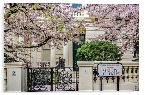 Blossoms of London Acrylic by James Brodnicki