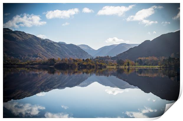 Ullswater Reflections Print by James Brodnicki