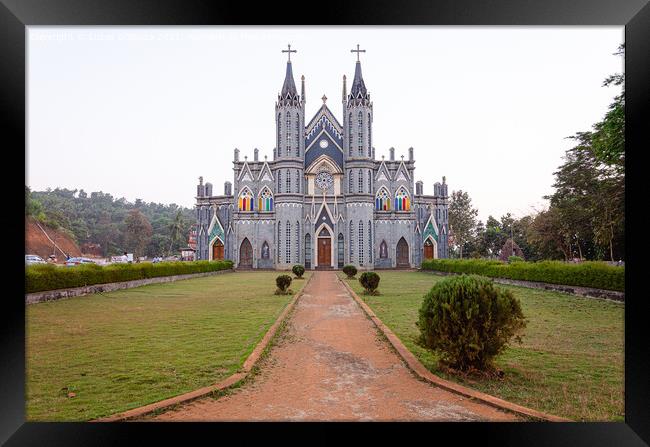St. Lawrence minor basilica, Mangalore, India Framed Print by Lucas D'Souza