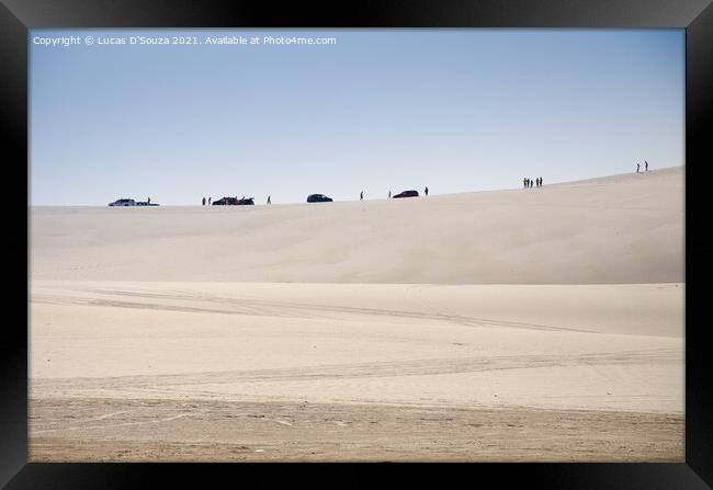 Desert Safari Framed Print by Lucas D'Souza