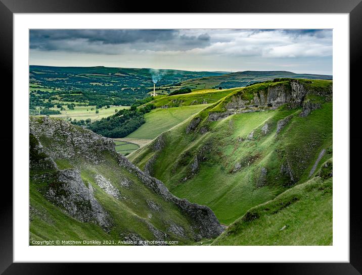 Peak District Framed Mounted Print by Matthew Dunkley