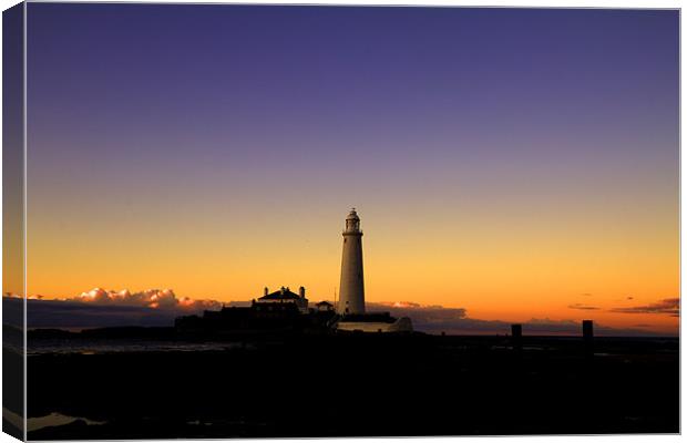 st. mary`s lighthouse. Canvas Print by Northeast Images