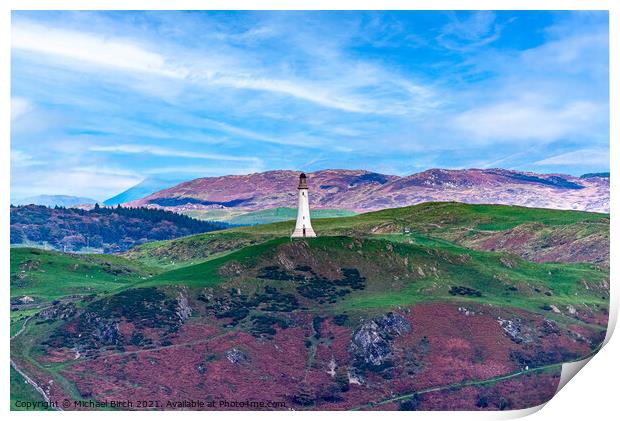 Majestic Sir John Barrow Monument Print by Michael Birch