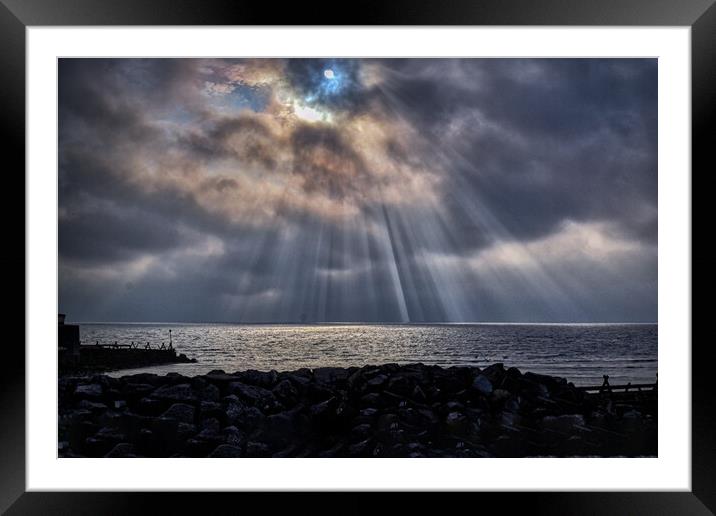 Sunrays on a sunday Framed Mounted Print by Andrew chittock