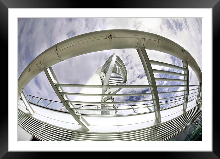 spinaker tower Framed Mounted Print by Tony Bates