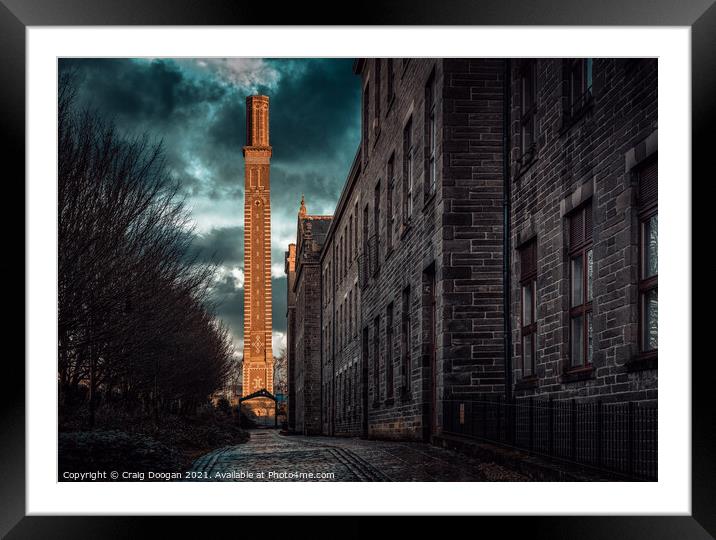 Cox's Stack Lochee - Dundee Framed Mounted Print by Craig Doogan