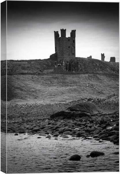 Dunstanburgh Castle, Northumberland Canvas Print by Mark Jones
