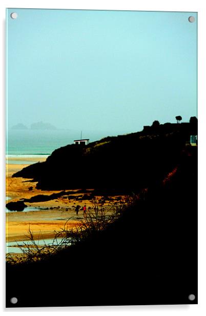 Cornish Coast Acrylic by Kieran Brimson