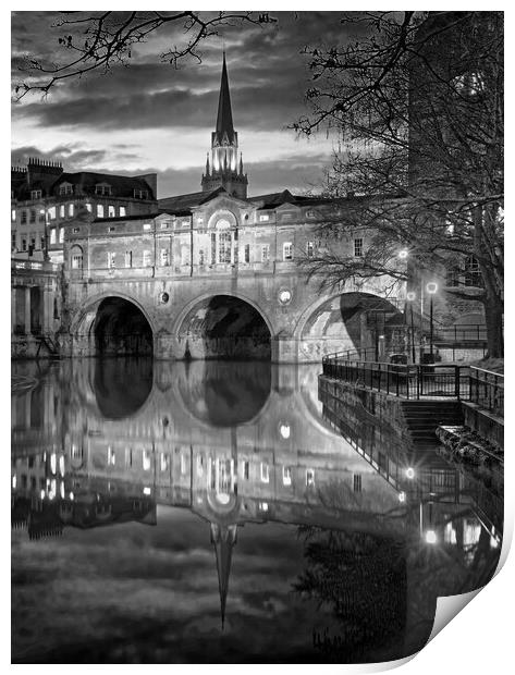 Pulteney Bridge and River Avon in Bath  Print by Darren Galpin