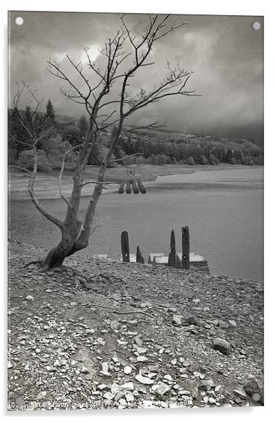 Rain over Derwent Reservoir Acrylic by K7 Photography