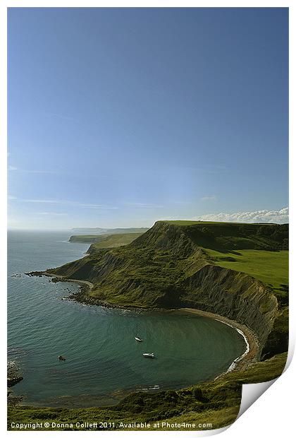 Chapmans Pool - Isle of Purbeck Print by Donna Collett