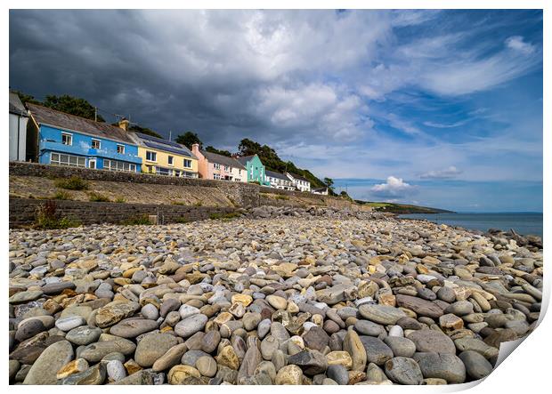 Amroth Beach, Pembrokeshire, Wales. Print by Colin Allen