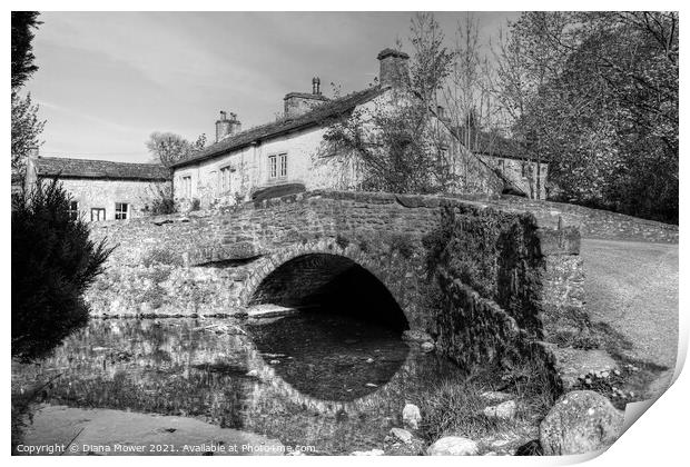  Malham bridge Yorkshire  Print by Diana Mower