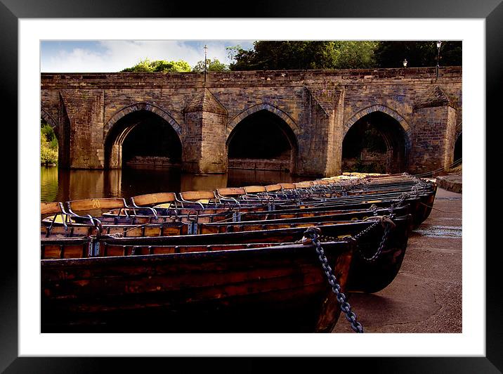 row,row,row your boats. Framed Mounted Print by Northeast Images