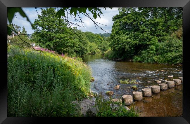 The Stepping Stones Framed Print by mark james