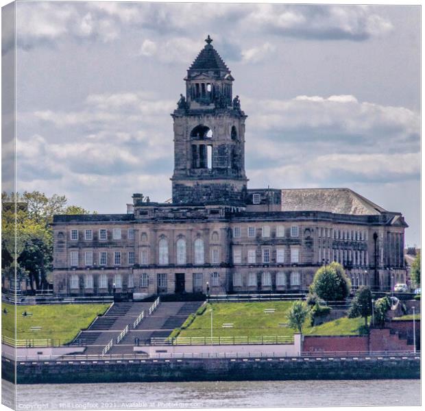 Wallasey Town Hall Wirral Canvas Print by Phil Longfoot