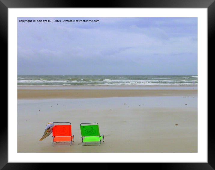 2 daytona beach Framed Mounted Print by dale rys (LP)