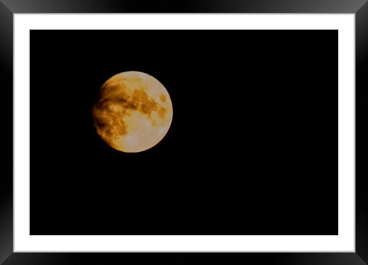 Hay moon Framed Mounted Print by Glen Allen