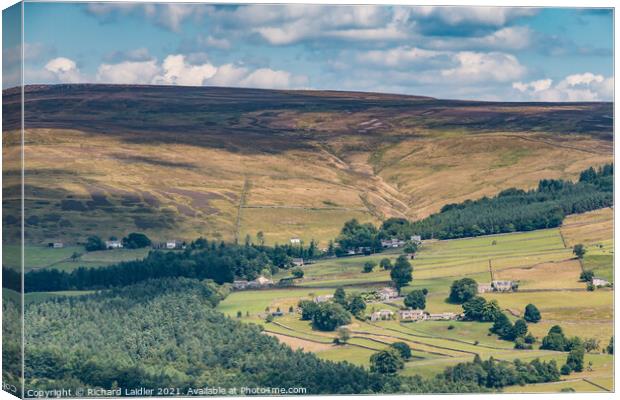 Snaisgill, Teesdale from the Pennine Way Canvas Print by Richard Laidler