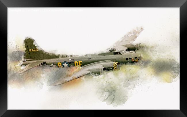 Sally B Flying Fortress Framed Print by Tim Smith