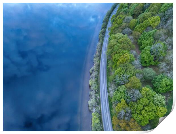 Open Road of Ullswater Print by Jack Marsden