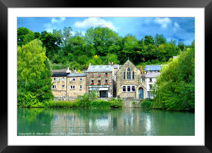 Cromford Framed Mounted Print by Alison Chambers