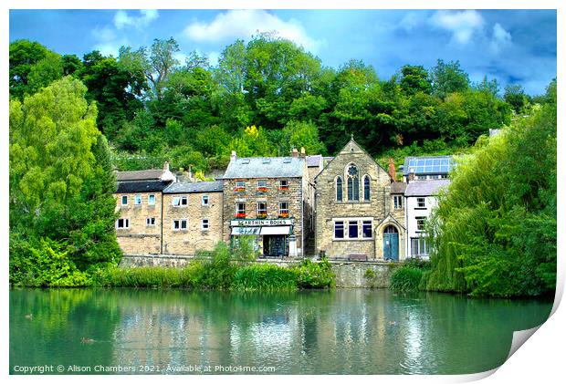 Cromford Print by Alison Chambers