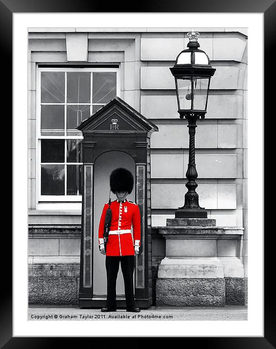 Regal Red at Buckingham Palace Framed Mounted Print by Graham Taylor