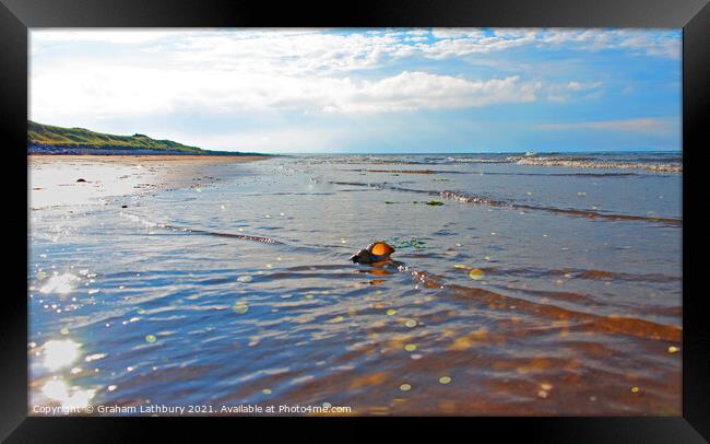 Pendine Sands Framed Print by Graham Lathbury