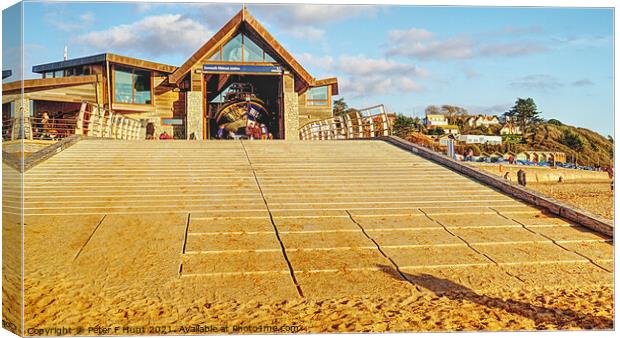 Exmouth Lifeboat Station Canvas Print by Peter F Hunt