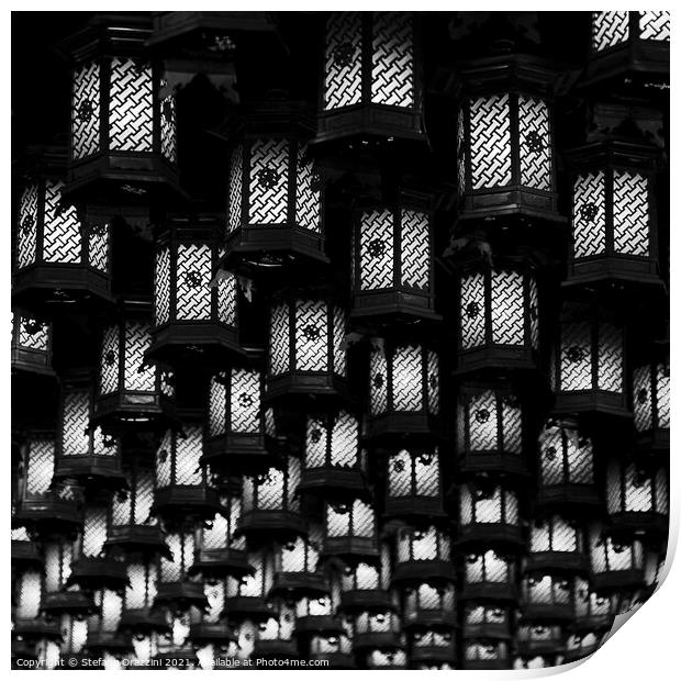 Temple Lanterns (2010) Print by Stefano Orazzini