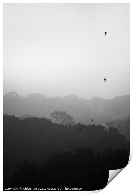 Bexhill fog Print by Chloe Rye