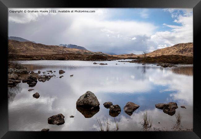 Lochan na h Achlaise Framed Print by Graham Moore
