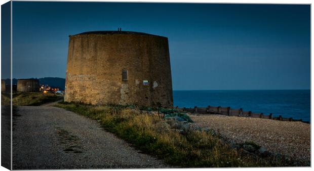 The Mighty Martello Tower Canvas Print by Jeremy Sage