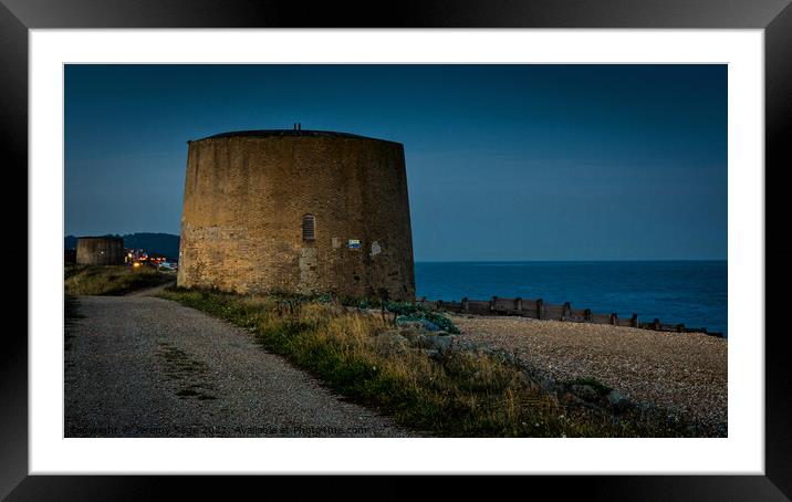 The Mighty Martello Tower Framed Mounted Print by Jeremy Sage