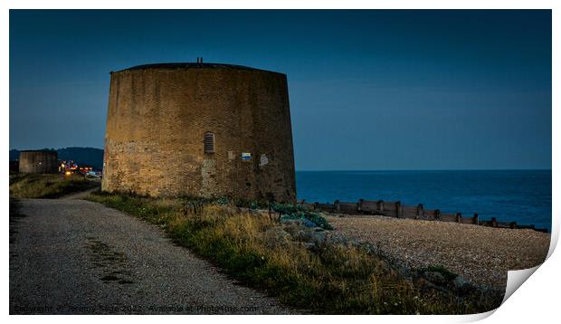 The Mighty Martello Tower Print by Jeremy Sage